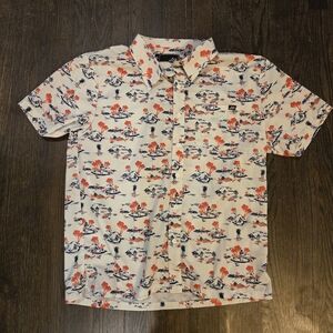 ...lost Men's Hawaiian Bathing Ladies Short Sleeve Shirt